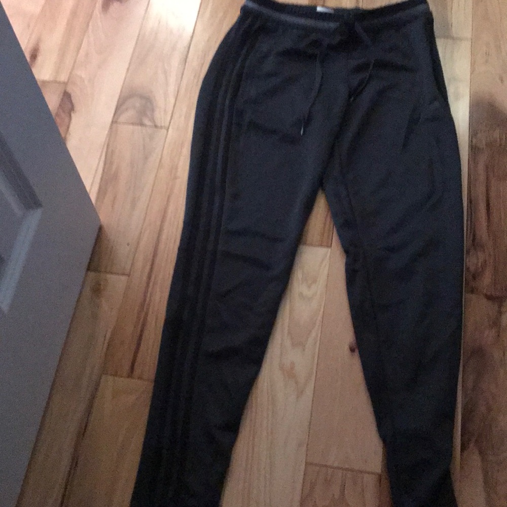 Adidas track pant in black/charcoal. Worn once